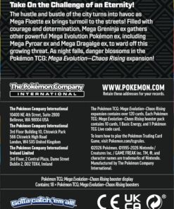 Alternative view of Pokemon TCG Mega Evolution Chaos Rising Booster Display (18 Booster Packs)