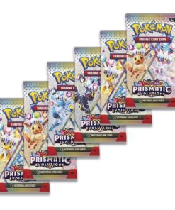 Pokemon TCG Scarlet and Violet Prismatic Evolutions Booster Bundle (6 Packs) ENG