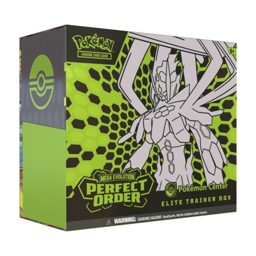 Pokemon TCG Mega Evolution Perfect Order Pokemon Center Elite Trainer Box Limited ENG