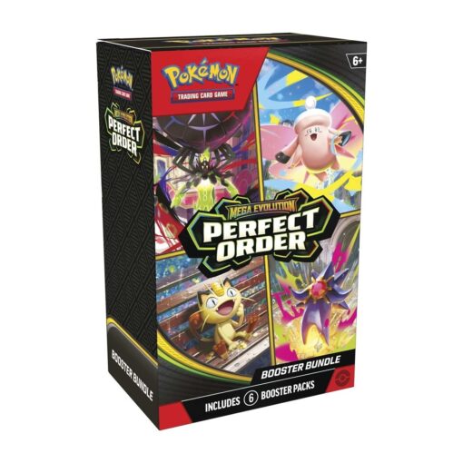 Pokemon TCG Mega Evolution Perfect Order Booster Bundle (6 Packs) ENG