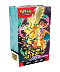 Pokemon TCG Mega Evolution Ascended Heroes Booster Bundle (6 Packs) ENG