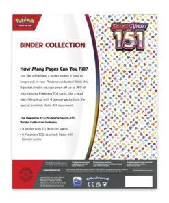 Alternative view of Pokemon TCG Scarlet and Violet 151 Binder Collection ENG