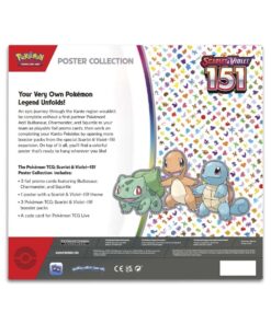 Alternative view of Pokemon TCG Scarlet and Violet 151 Poster Collection ENG