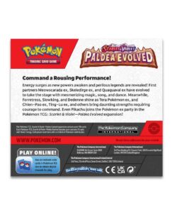 Alternative view of Pokemon TCG Scarlet and Violet Paldea Evolved Booster Display Box (36 Packs) ENG