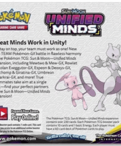 Pokemon TCG Unified Minds Booster Box Display Box (36 Packs) ENG