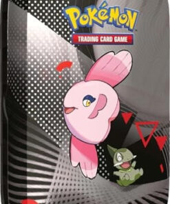 Pokemon TCG Black Bolt and White Flare Mini Tin (1 Tin — Styles Vary) English
