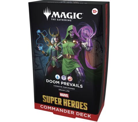 Magic: The Gathering Marvel Super Heroes Commander Deck: Doom Prevails English