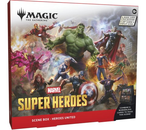 Magic: The Gathering Marvel Super Heroes Scene Box: Heroes United English