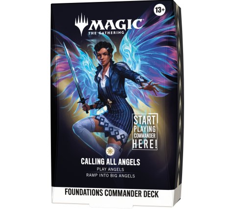 Magic: The Gathering Foundations Commander Deck: Calling All Angels English