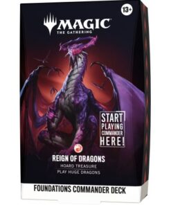 Magic: The Gathering Foundations Commander Deck: Reign of Dragons English