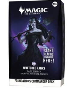 Magic: The Gathering Foundations Commander Deck: Wretched Ranks English