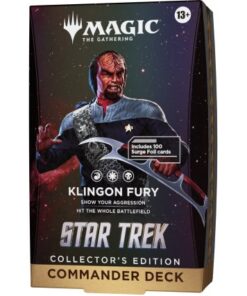 PREORDER – Magic: The Gathering Star Trek Collector's Edition Commander Deck: Klingon Fury English
