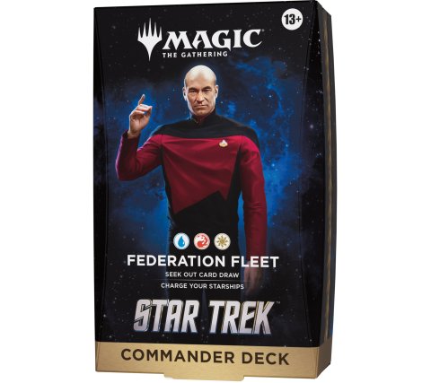 PREORDER – Magic: The Gathering Star Trek Commander Deck: Federation Fleet English