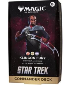 PREORDER – Magic: The Gathering Star Trek Commander Deck: Klingon Fury English