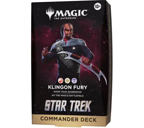 PREORDER – Magic: The Gathering Star Trek Commander Deck: Klingon Fury English