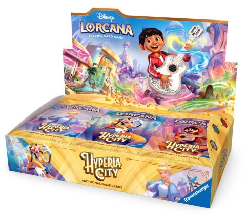 PREORDER – Disney Lorcana TCG Hyperia City Booster Box (24 boosters) English