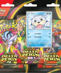 PREORDER – Pokemon TCG Mega Evolution - Delta Reign 3 Booster Blister: Seel English