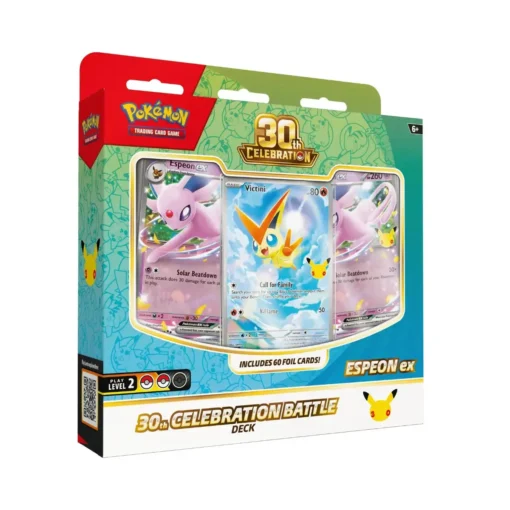 English Pokémon TCG 30th Celebration Espeon ex Battle Deck sealed box