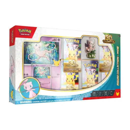 English Pokémon TCG 30th Celebration Mew Figure Collection sealed box