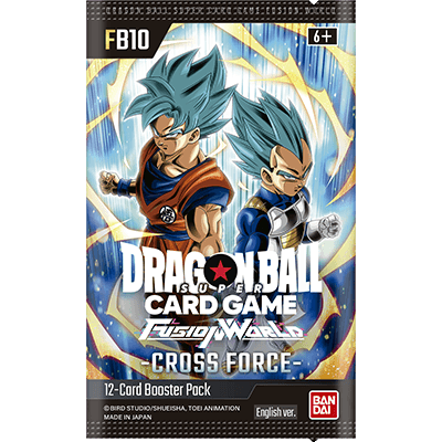 Dragon Ball Super Fusion World FB10 Cross Force Booster Pack English
