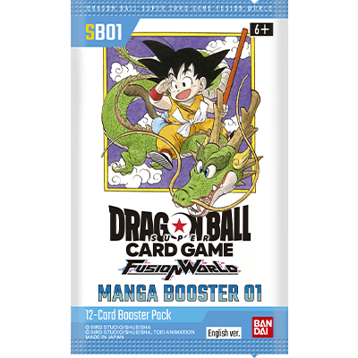 Dragon Ball Super Fusion World SB01 Manga Booster 01 Booster Pack English