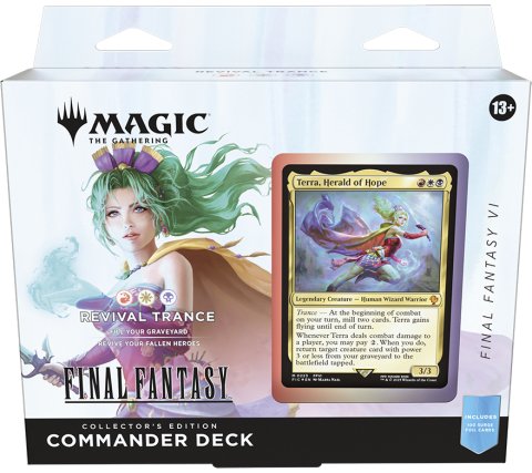 Magic: The Gathering Final Fantasy Collector's Edition Commander Deck: Revival Trance English