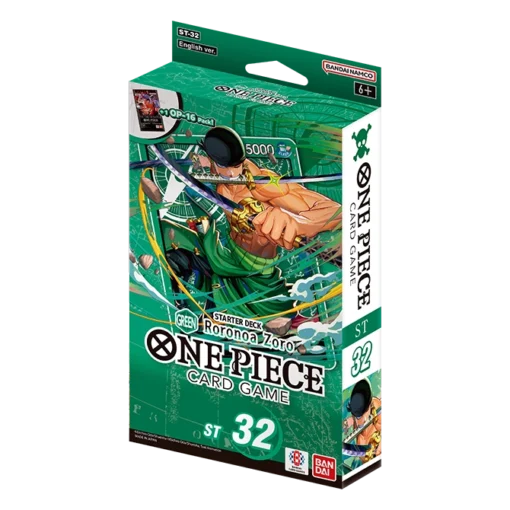 English One Piece Card Game Green Roronoa Zoro ST32 sealed starter deck