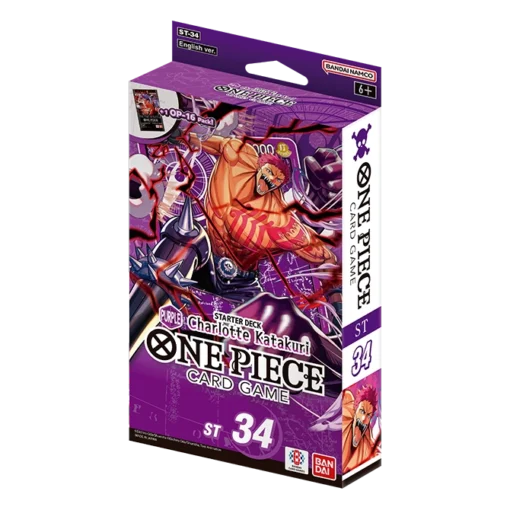 English One Piece Card Game Purple Charlotte Katakuri ST34 sealed product