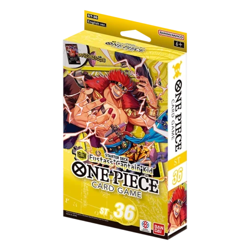 English One Piece Card Game Yellow Eustass Captain Kid ST36 sealed product