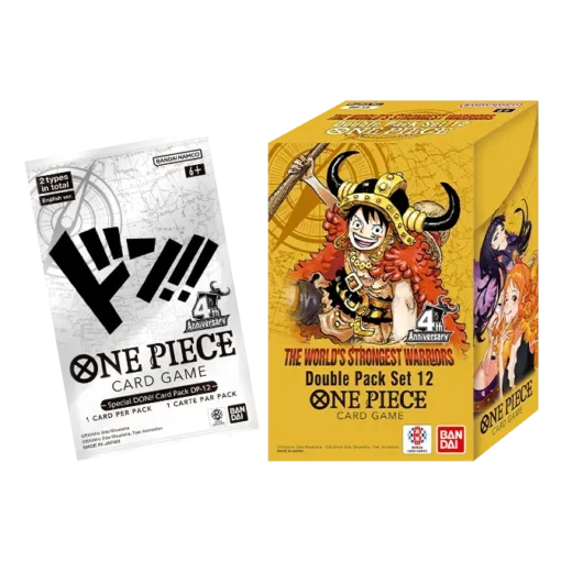 English One Piece Card Game Double Pack Set Vol.12 Styles Vary DP12 sealed product