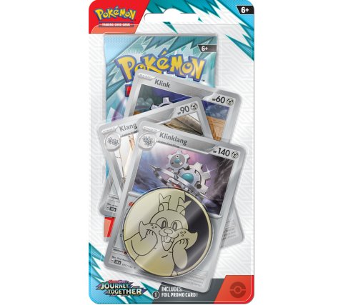 Pokemon TCG Scarlet & Violet Journey Together Premium Checklane Blister: Klinklang English