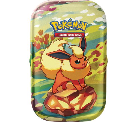 Pokemon TCG Scarlet & Violet Prismatic Evolutions Mini Tin: Flareon English