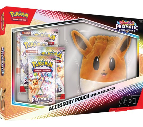 Pokemon TCG Scarlet and Violet Prismatic Evolutions Accessory Pouch Special Collection English sealed packaging
