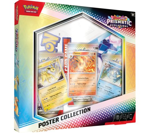 Pokemon TCG Scarlet & Violet Prismatic Evolutions Poster Collection English