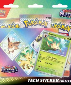 Pokemon TCG Scarlet & Violet Prismatic Evolutions Tech Sticker Blister: Leafeon English