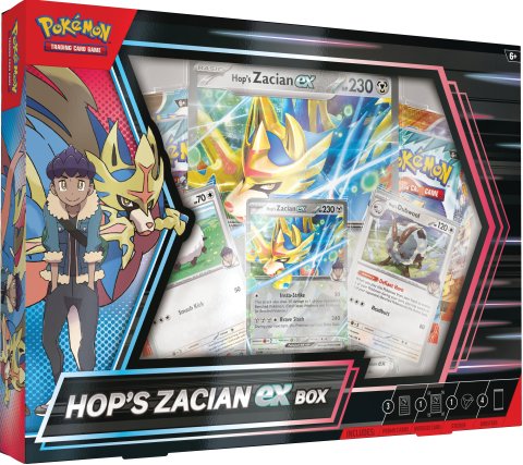Pokemon TCG ex Box: Hop's Zacian ex English