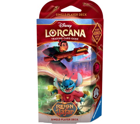 Disney Lorcana TCG Reign of Jafar Starter Deck: Mulan & Stitch English