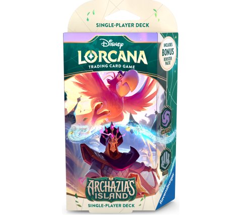 Disney Lorcana TCG Archazia's Island Starter Deck: Iago & Jafar English